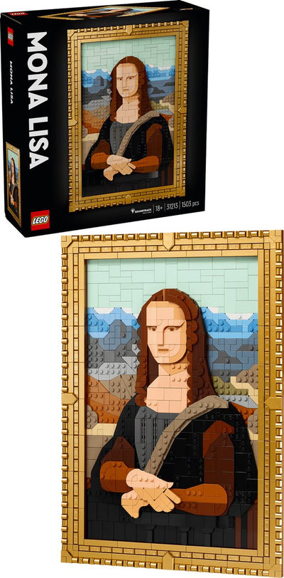 LEGO Art Mona Lisa - Iconisch Kunstwerk Bouwset - 31213
