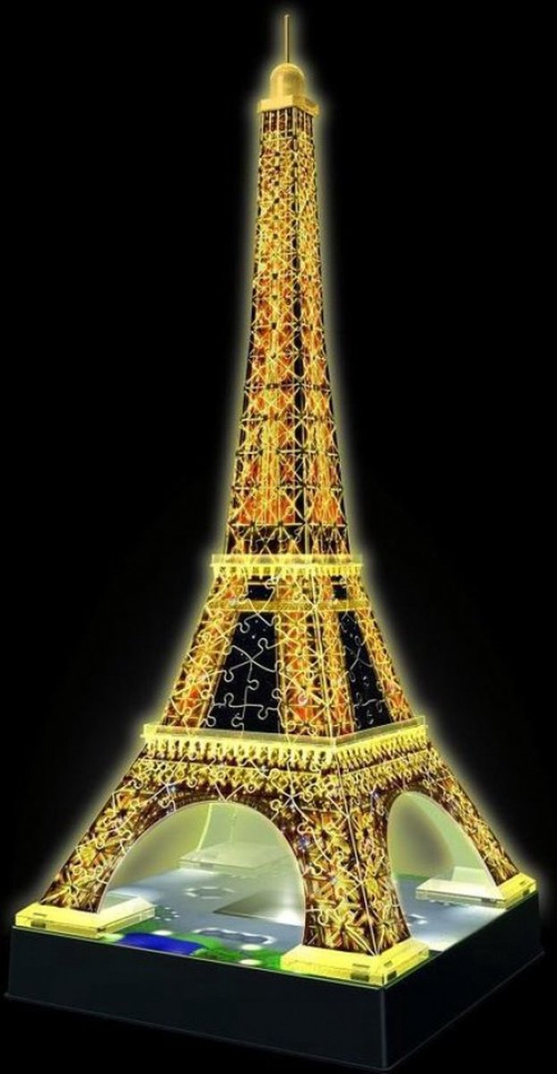 Ravensburger Eiffeltoren bij Nacht 3D Puzzel - 216 Stukjes