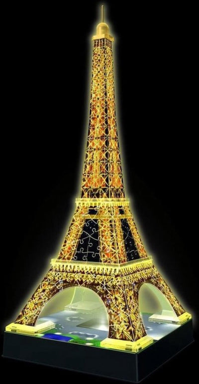 Ravensburger Eiffeltoren bij Nacht 3D Puzzel - 216 Stukjes