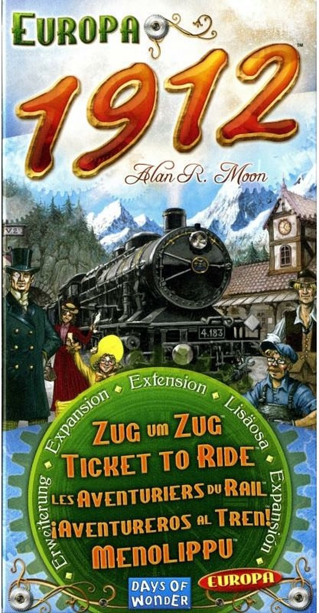 Days of Wonder Ticket to Ride - Europa 1912 Uitbreiding