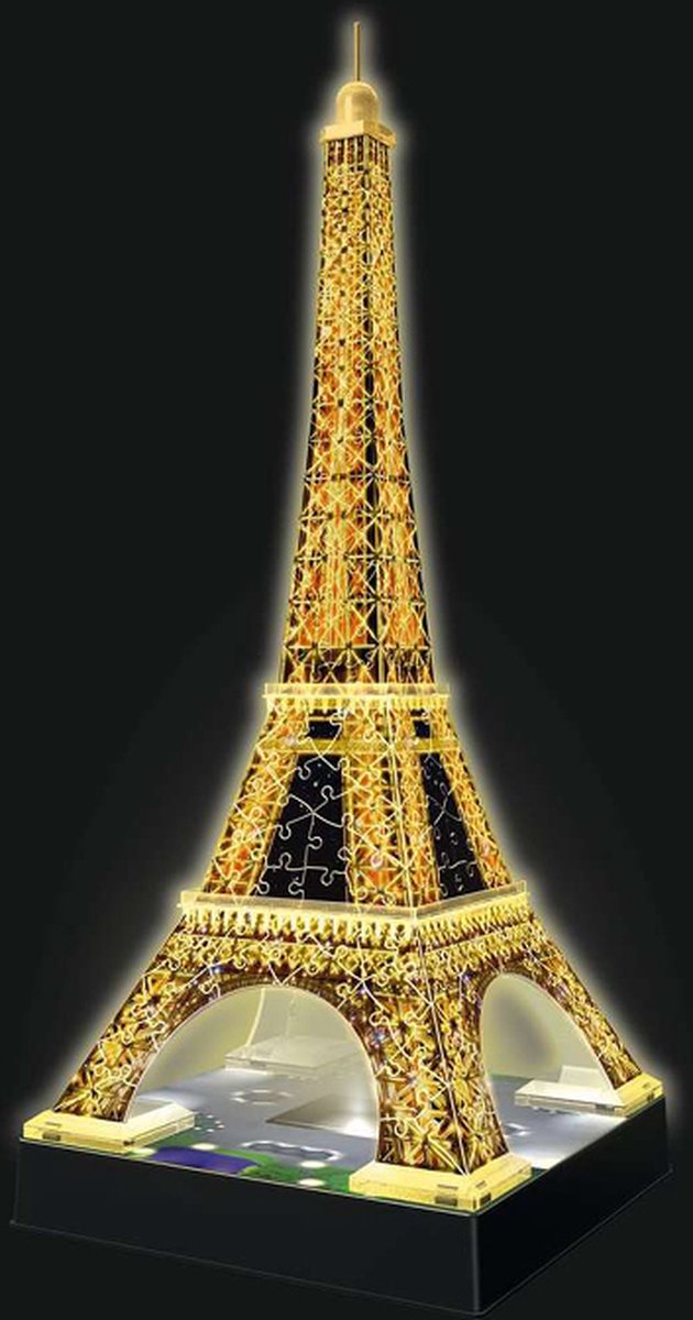 Ravensburger Eiffeltoren bij Nacht 3D Puzzel - 216 Stukjes