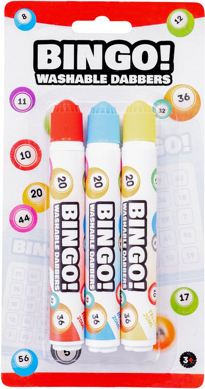 Engelhart Bingo Stiften Set van 3 - Blauw, Geel & Rood - 20 ml