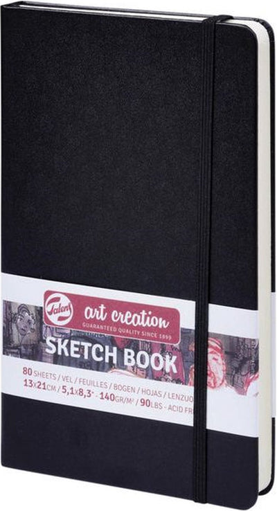 Talens Art Creation Schetsboek Zwart 13x21cm 140g