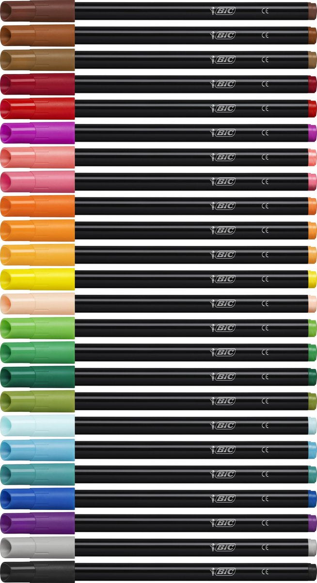 BIC Color Up Viltstiften Set van 24 Kleuren