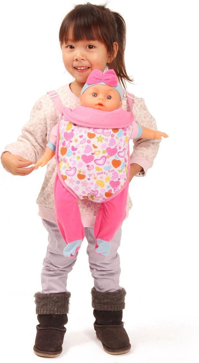 Johntoy 2-in-1 Deluxe Baby Draagzak Baby Rose