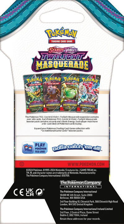Pokémon TCG Scarlet & Violet Twilight Masquerade Booster