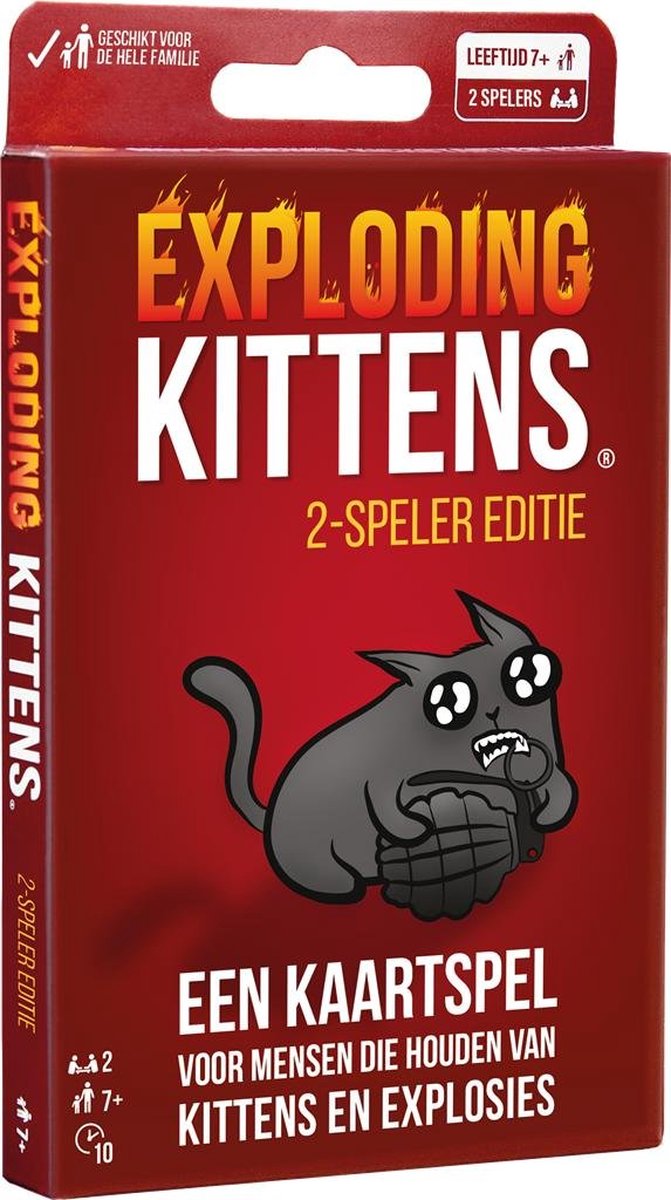 Asmodee Exploding Kittens voor 2 Spelers