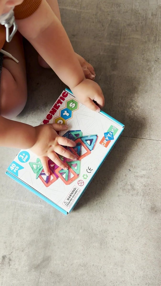 CRYTIVE Magnetisch Speelgoed Set - 40 Stuks