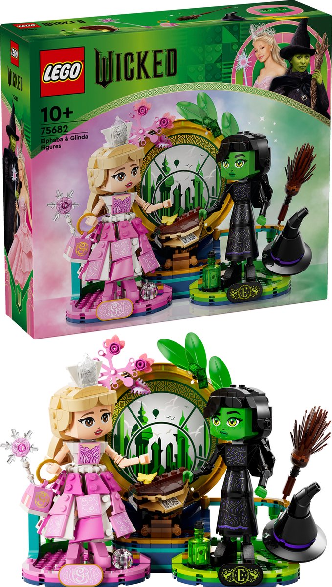 LEGO Wicked Elphaba en Glinda Minifiguren - 75682
