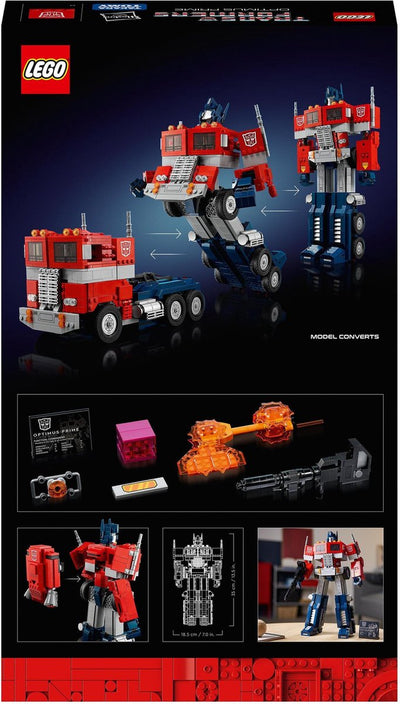 LEGO ICONS 10302 Optimus Prime Transformer Bouwset