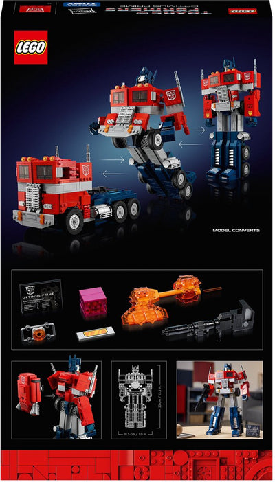 LEGO ICONS 10302 Optimus Prime Transformer Bouwset