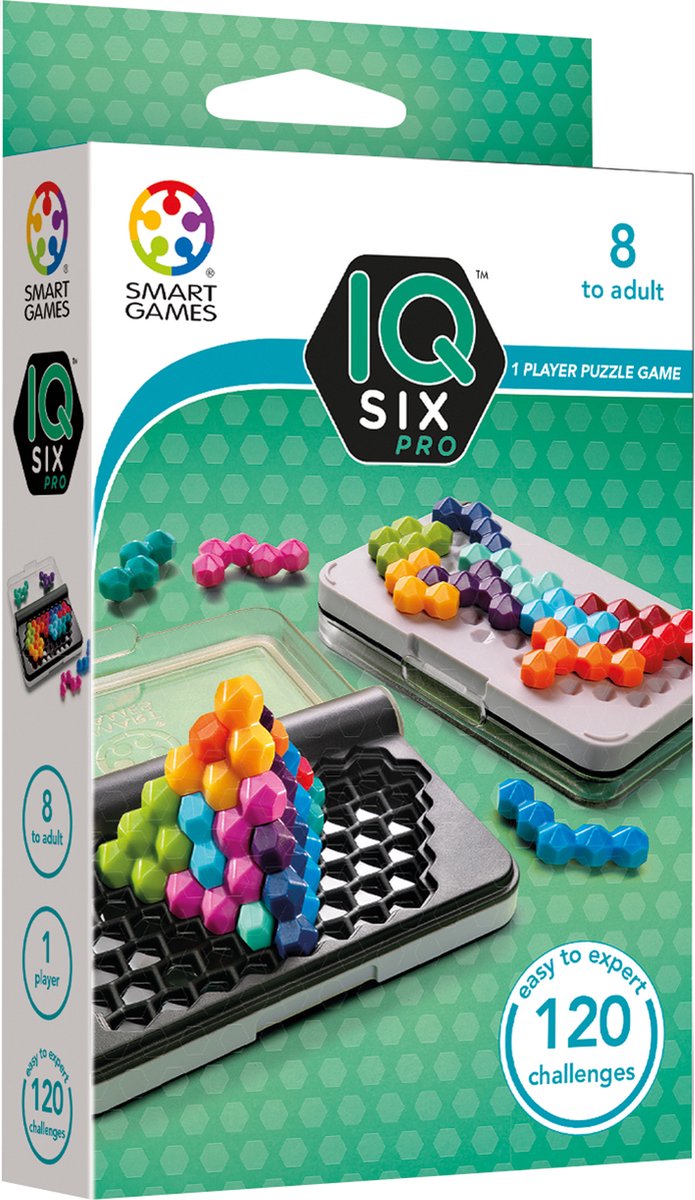 SmartGames IQ Six Pro - Uitdagende Puzzeluitdaging