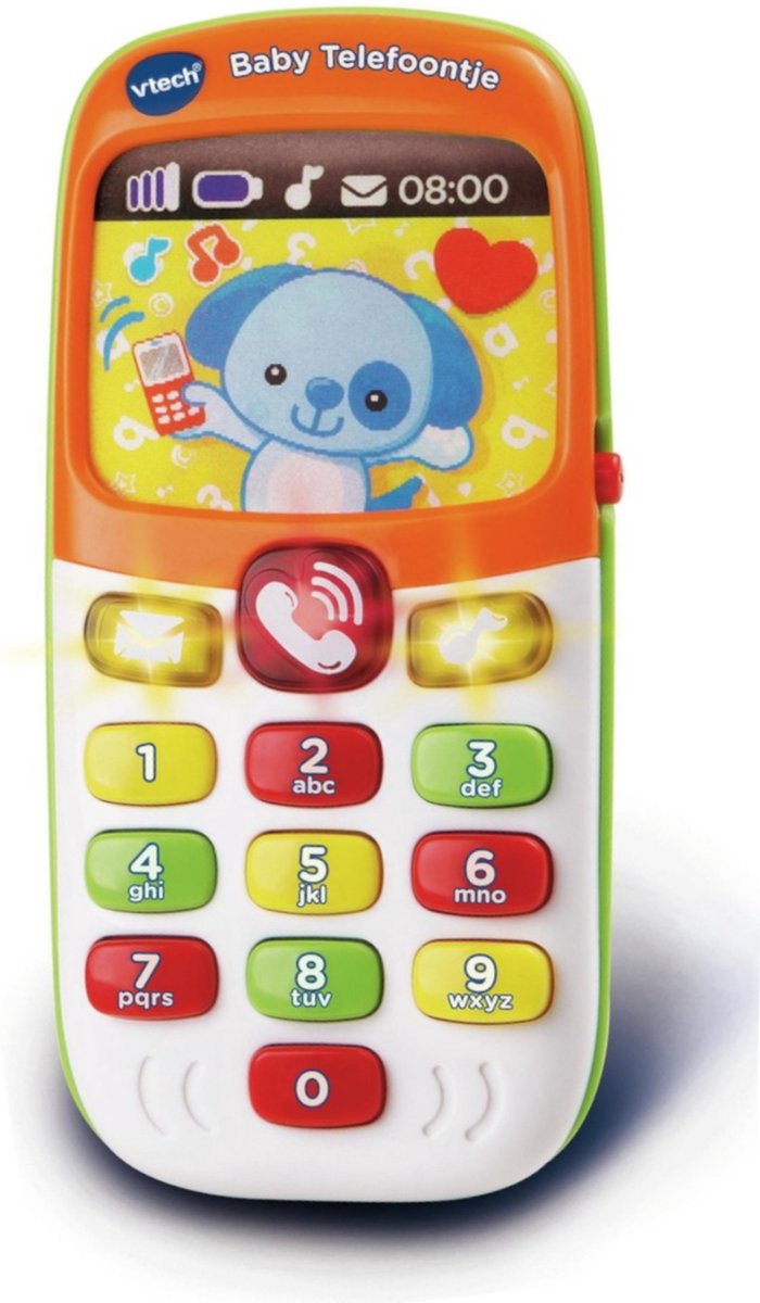 VTech Baby Speeltelefoon met Geluid en Licht