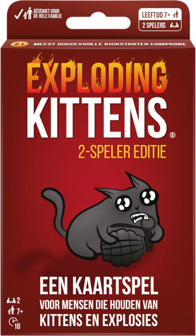 Asmodee Exploding Kittens voor 2 Spelers