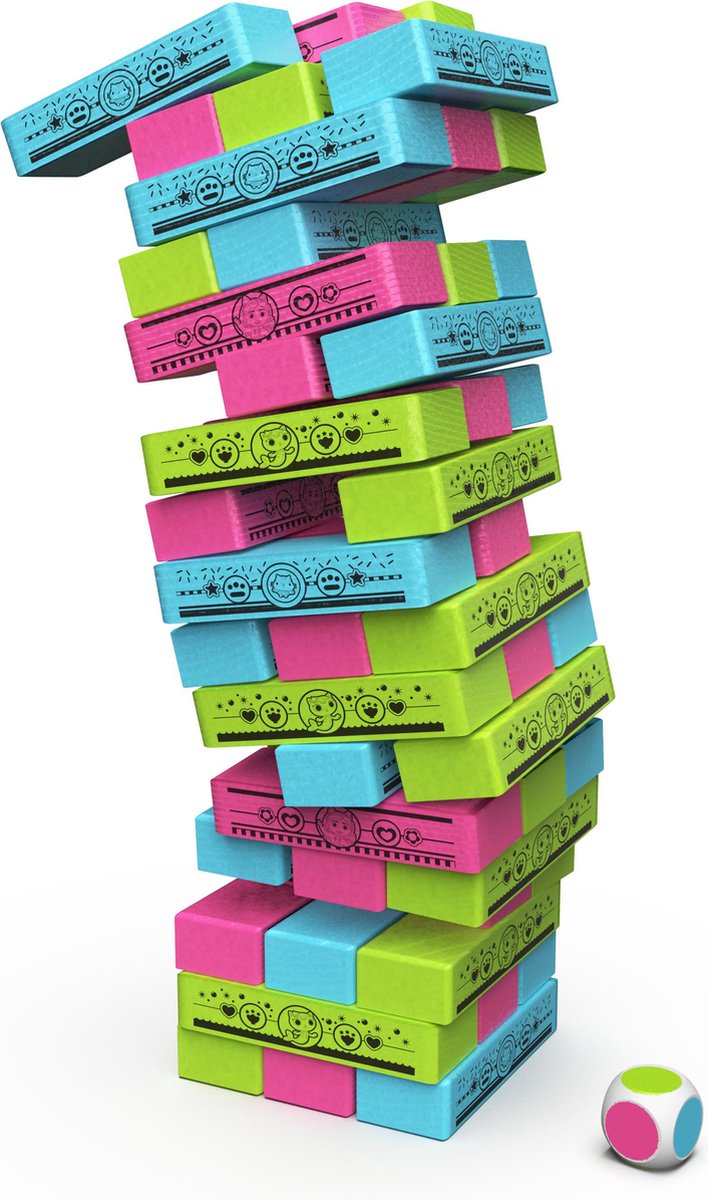 Gabby's Poppenhuis Houten Blokkentoren Spel met 48 Blokken