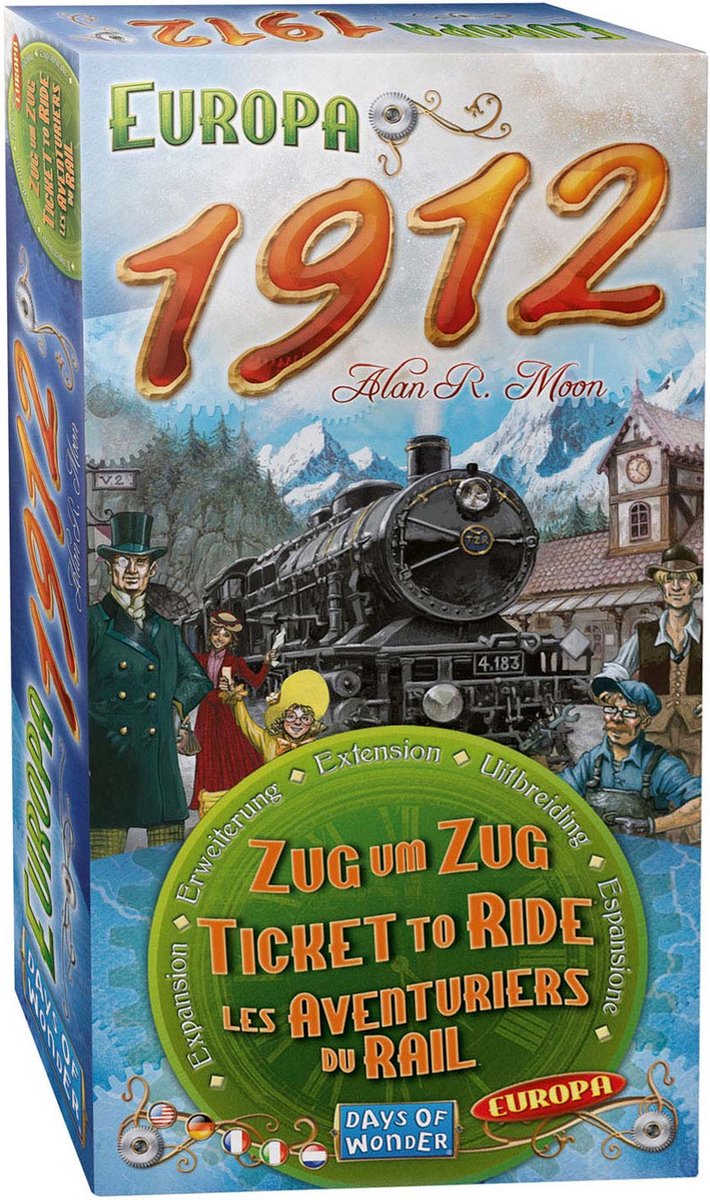 Days of Wonder Ticket to Ride - Europa 1912 Uitbreiding