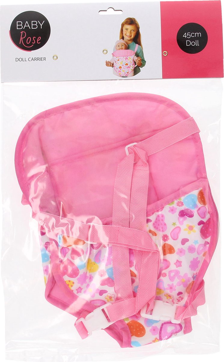 Johntoy 2-in-1 Deluxe Baby Draagzak Baby Rose