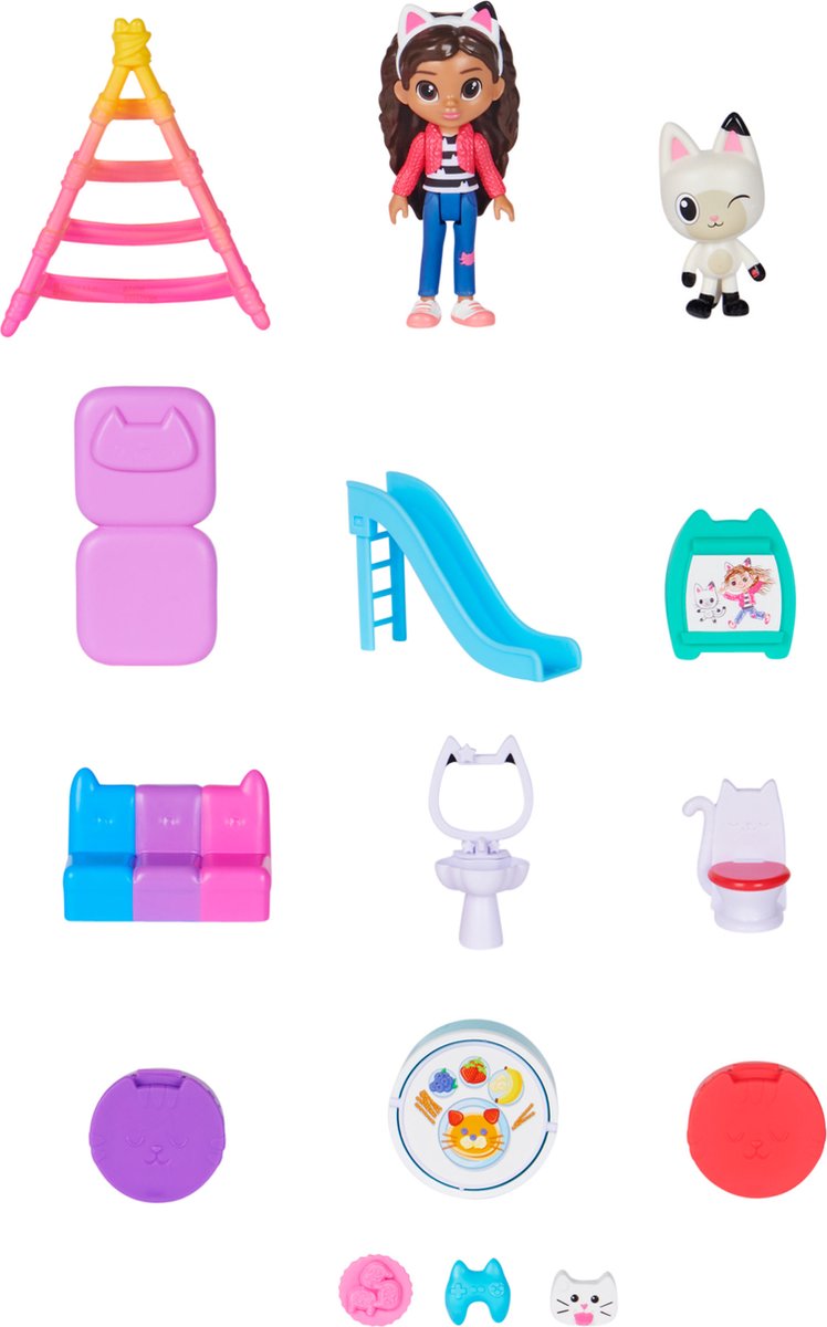 Gabby's Poppenhuis Interactief Speelhuis met Figuren en Accessoires
