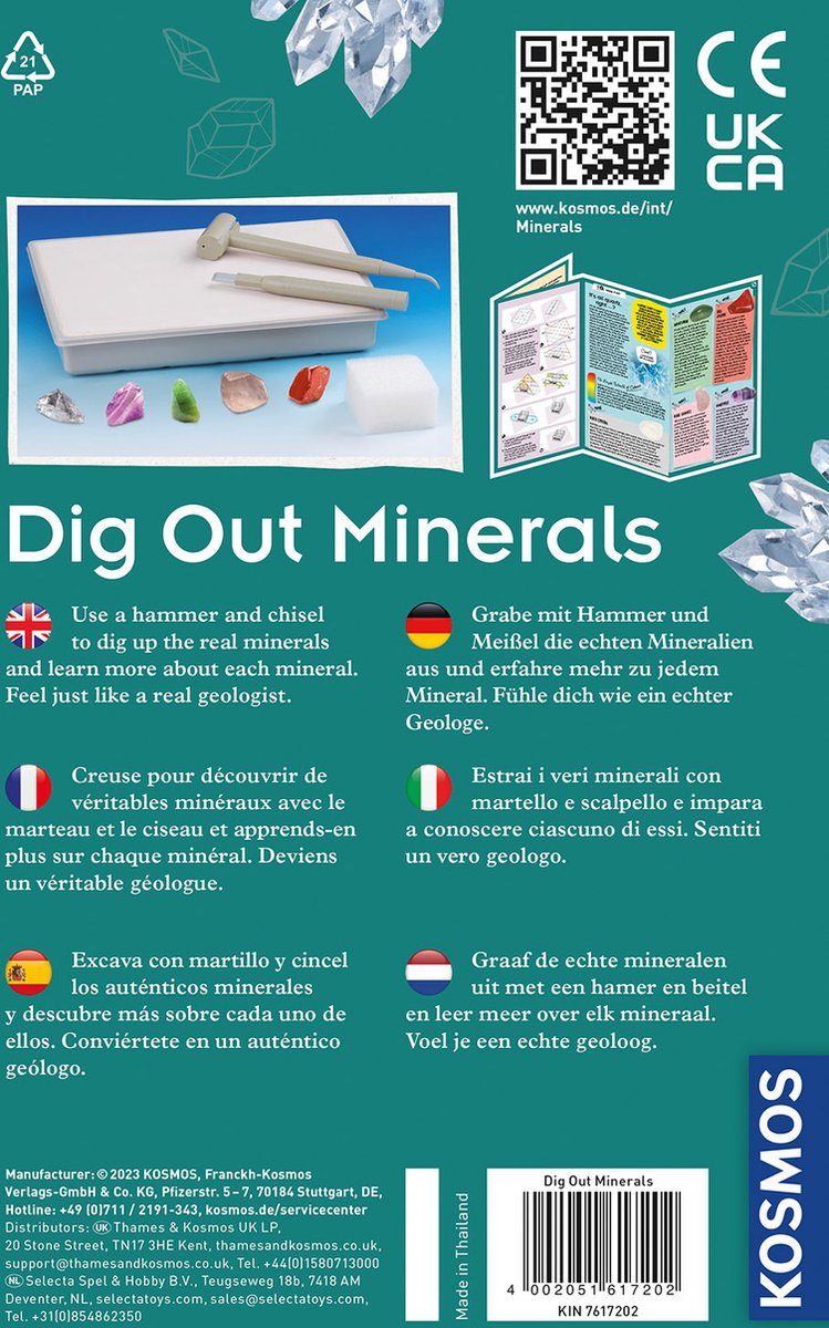 Kosmos Minerale Set voor Jonge Ontdekkers