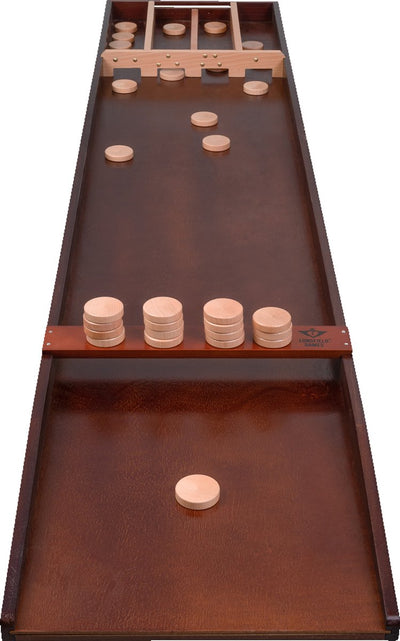Longfield Luxe Shuffleboard Competition 200x41 cm met Stenen