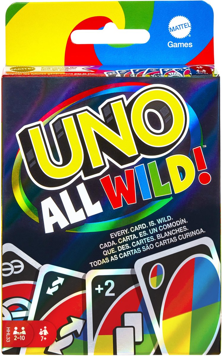 Mattel Games UNO All Wild Kaartspel