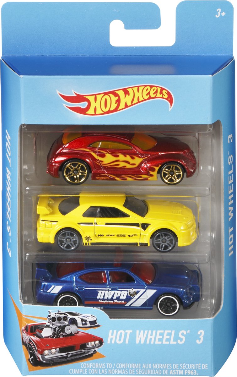 Hot Wheels Set van 3 Coole Voertuigen