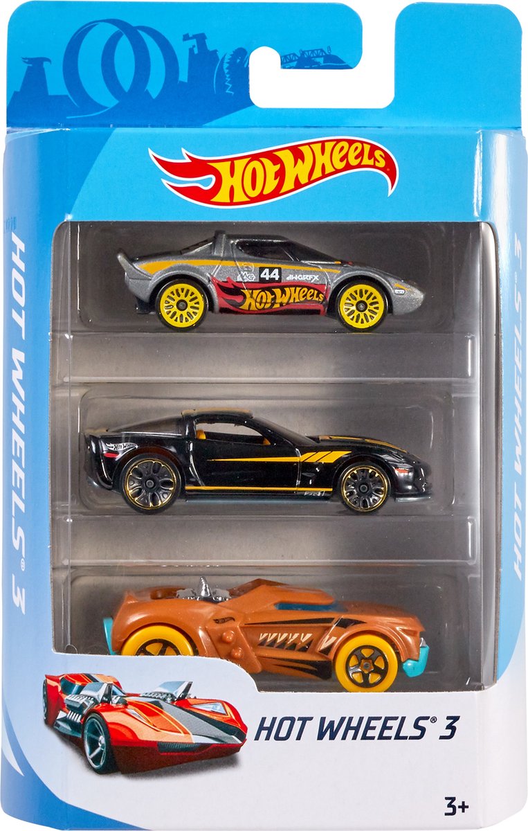 Hot Wheels Set van 3 Coole Voertuigen