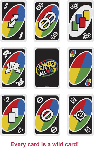 Mattel Games UNO All Wild Kaartspel