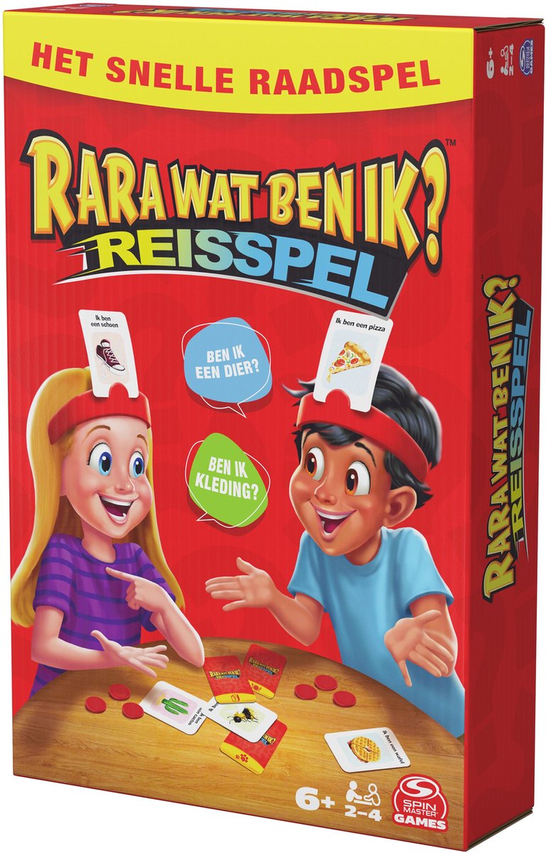Hedbanz Raadspel voor op Reis - RARA Qu'est-ce que je suis ?