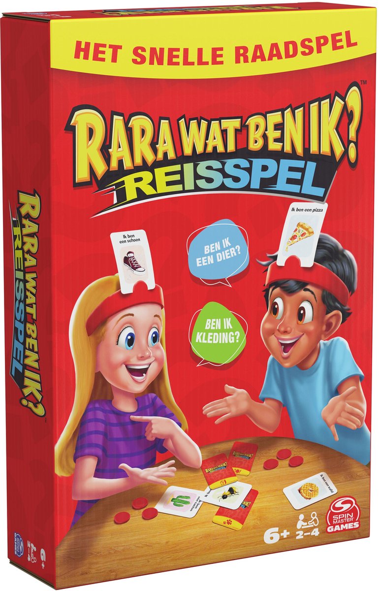 Hedbanz Raadspel voor op Reis - RARA Qu'est-ce que je suis ?