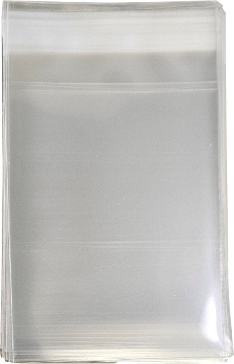 Fako Bijoux® Transparante Cellofaanzakjes 8x10cm - 100 Stuks