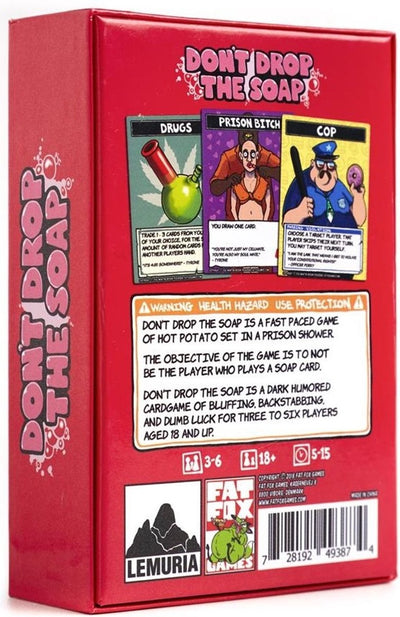 Lemuria Don't Drop the Soap - Grappig Kaartspel