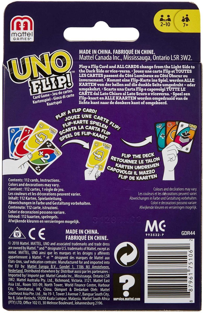 Mattel Games Uno Flip - Spannend Kaartspel