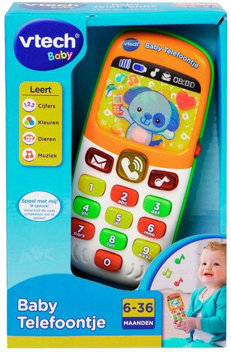VTech Baby Speeltelefoon met Geluid en Licht