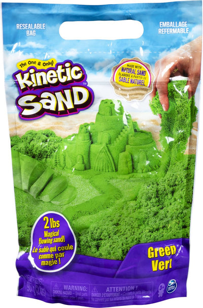 Kinetic Sand Groen Zand om te Mixen en Modelleren - 907g