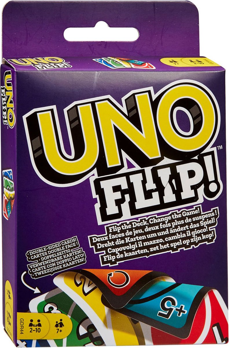 Mattel Games Uno Flip - Spannend Kaartspel