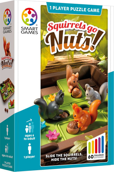 SmartGames Squirrels Go Nuts - Puzzel Uitdaging voor Kinderen