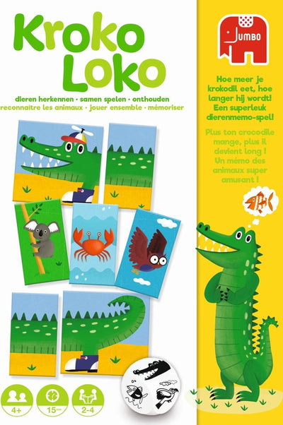 Jumbo Kroko Loko - Spannend Dierenbordspel voor Kinderen