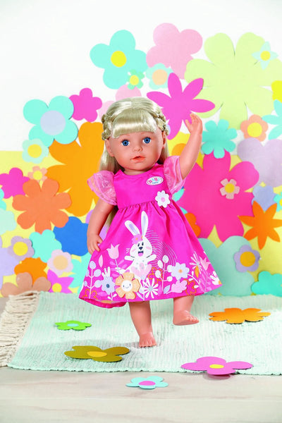 BABY born Poppenjurk met Bloemenprint