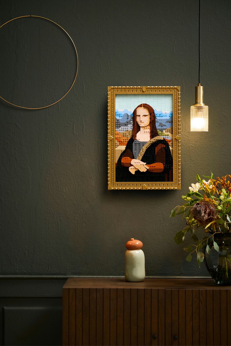 LEGO Art Mona Lisa - Iconisch Kunstwerk Bouwset - 31213