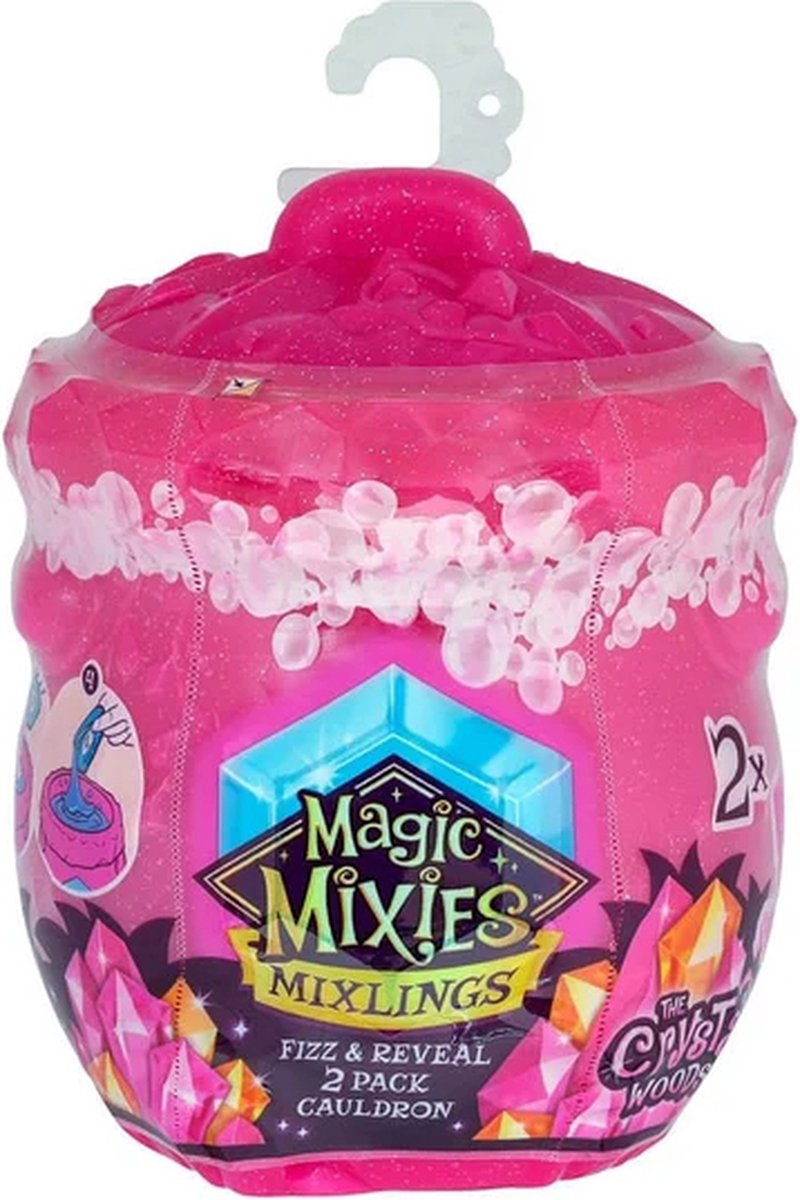 Magic Mixies Mixlings Fizz & Ontdek Ketel 'Crystal Woods' 2-pack