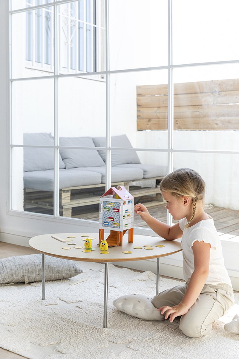 Goula Vrolijke Kip Houten Activiteitenspel