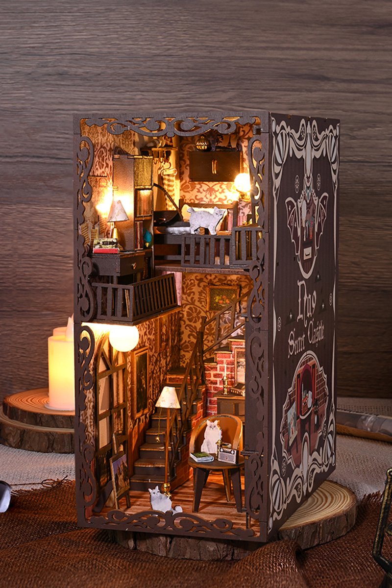 Crafts&Co Boekhoek Bouwpakket – Verborgen Kasteel Miniatuur