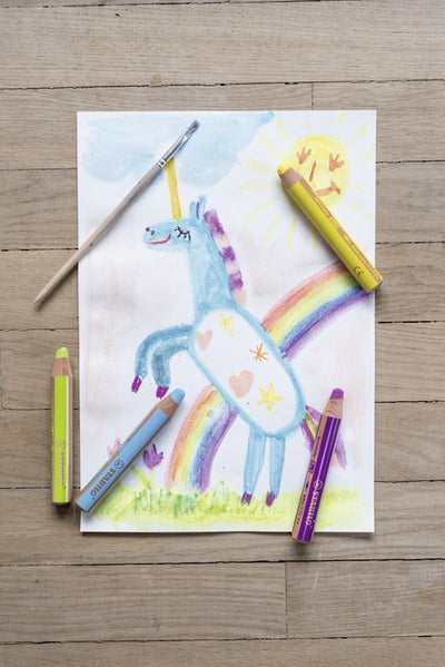 STABILO Woody 3-in-1 Kleurpotloden Set - 10 Stuks