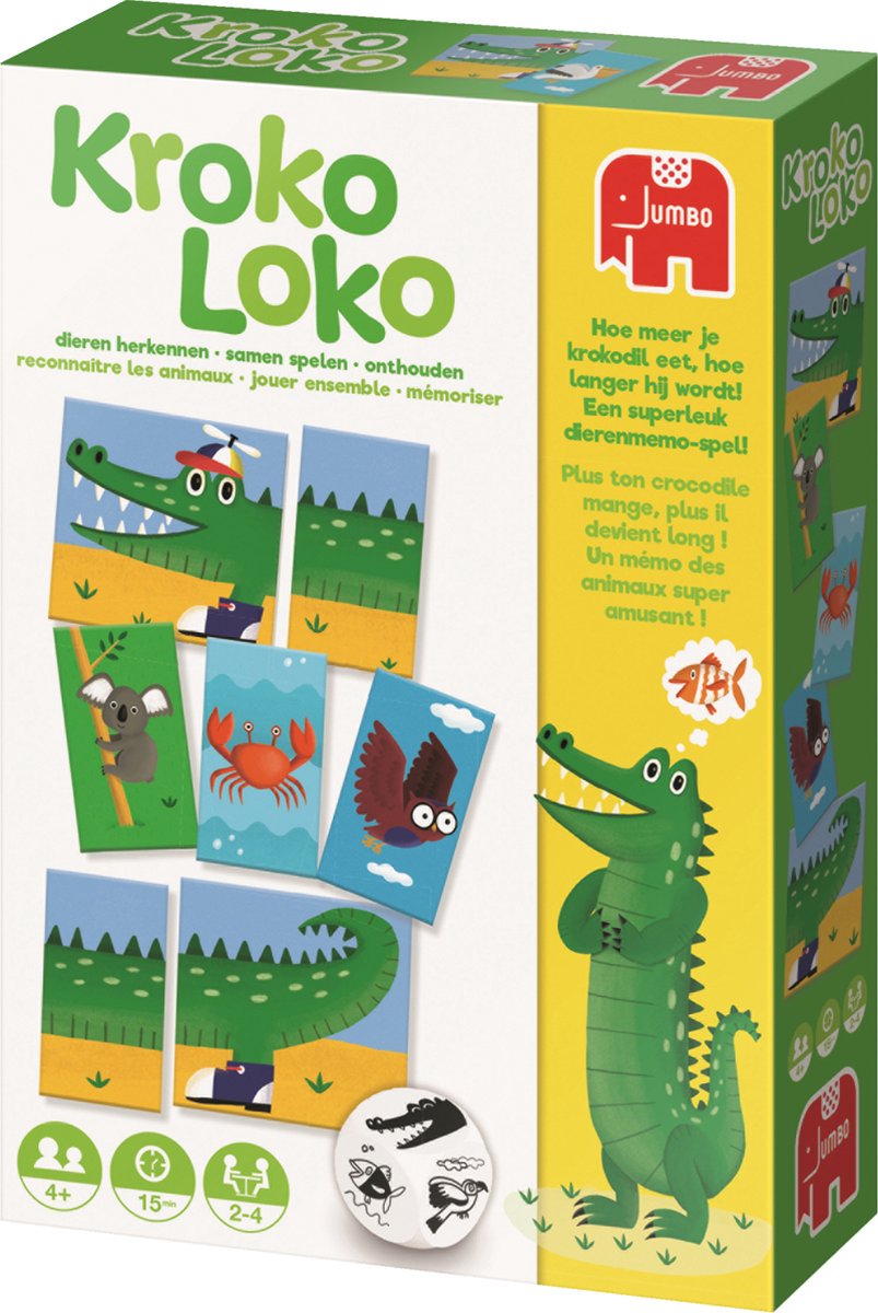 Jumbo Kroko Loko - Spannend Dierenbordspel voor Kinderen