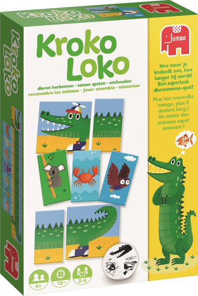 Jumbo Kroko Loko - Spannend Dierenbordspel voor Kinderen