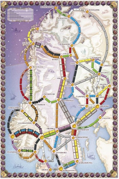 Days of Wonder Ticket to Ride Noordse Landen Bordspel