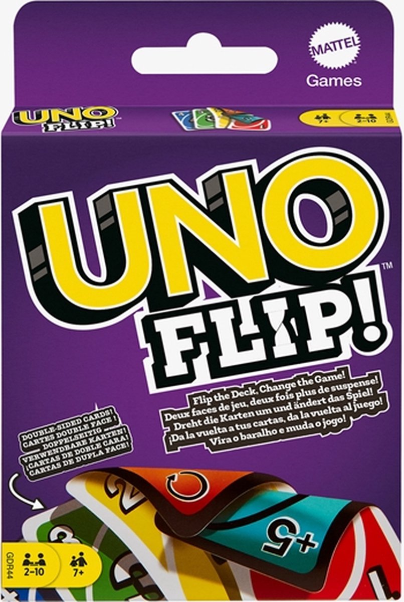 Mattel Games Uno Flip - Spannend Kaartspel