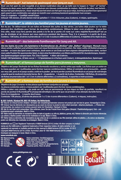 Goliath Rummikub Reiseditie in Blik - Origineel