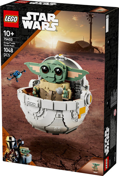 LEGO Star Wars Mandalorian Grogu met Hover Kinderwagen - 75403